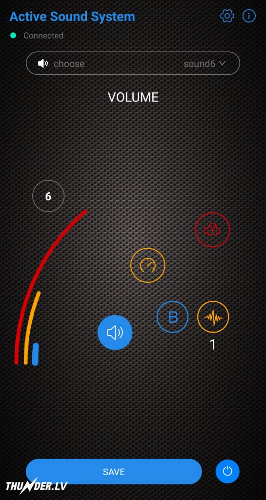 dbplus program for controlling the Thunder active exhaust system